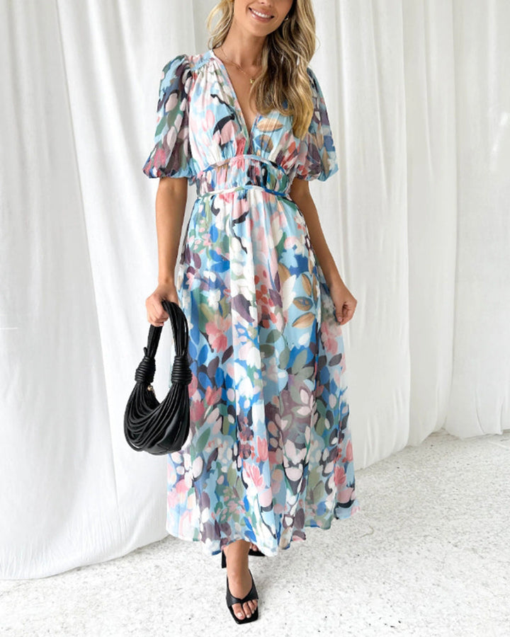 Sofie™ - Elegant Floral Dress