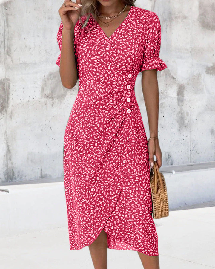 Ellaine™ - Floral Tummy Control Summer Dress