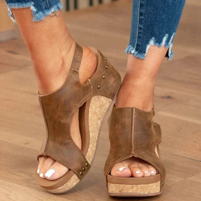Astrid™ | Stylish and Comfortable Wedge Sandals