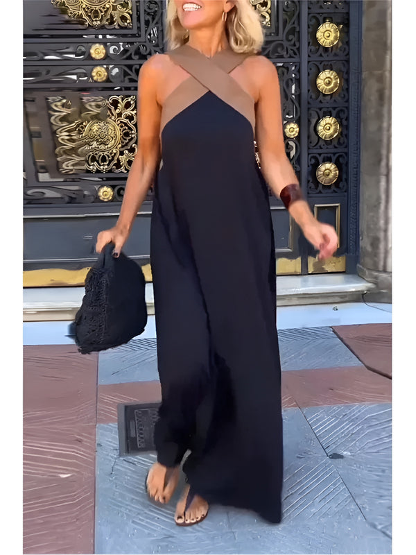 Delphine™ - Elegant Crossover Dress