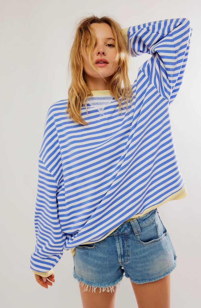 Amelia - Oversized Striped Jumper