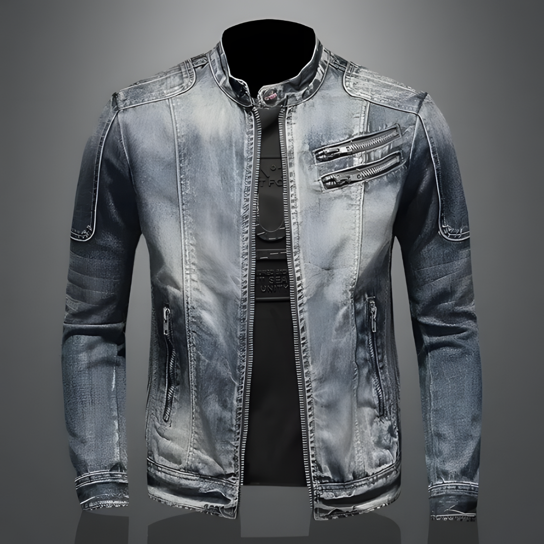 Emanuele - Men's Retro Denim Jacket