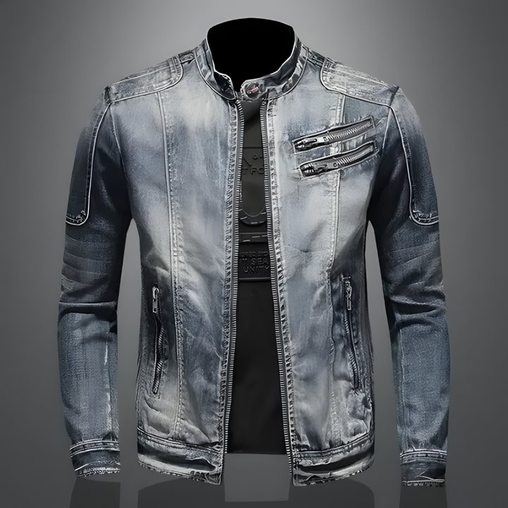 Emanuele - Men's Retro Denim Jacket