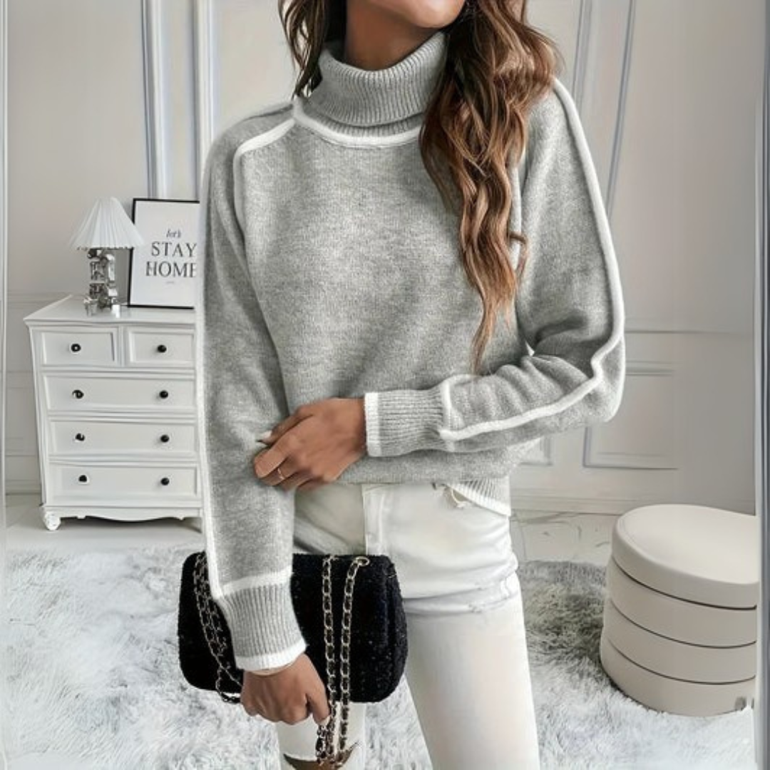 Aurora - Relaxed Turtleneck Sweater