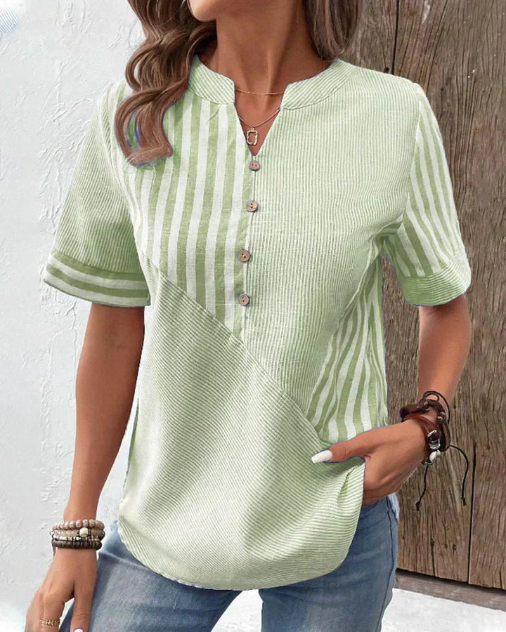 Lilac | Cozy Striped Top