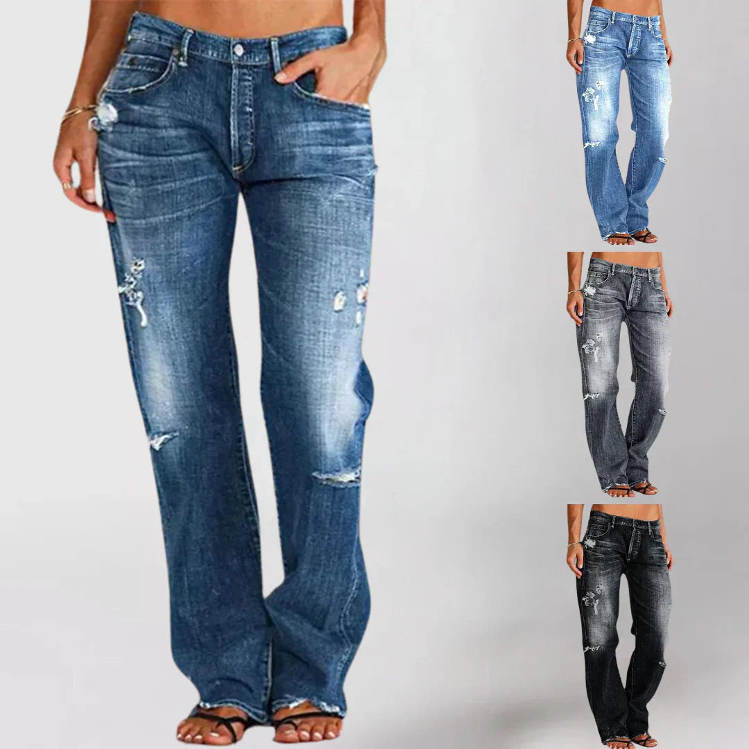 Penelope - Elegant Low-Rise Jeans