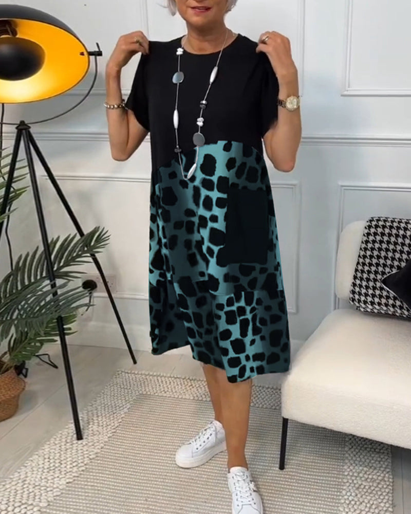 Lina | Breezy Summer Dress with Round Neckline