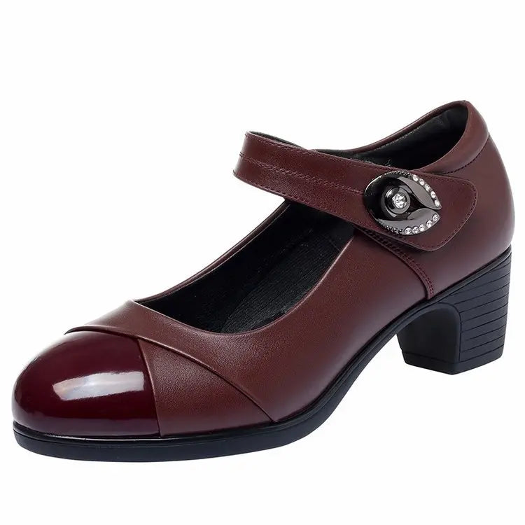 Millie™ - Women's Round Toe Leather Shoes
