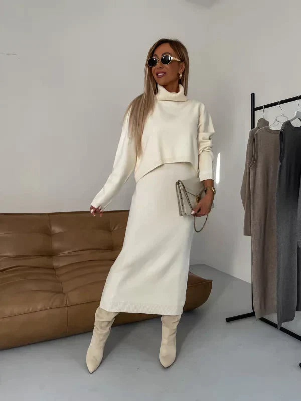 Celeste - Dress With Matching Turtleneck