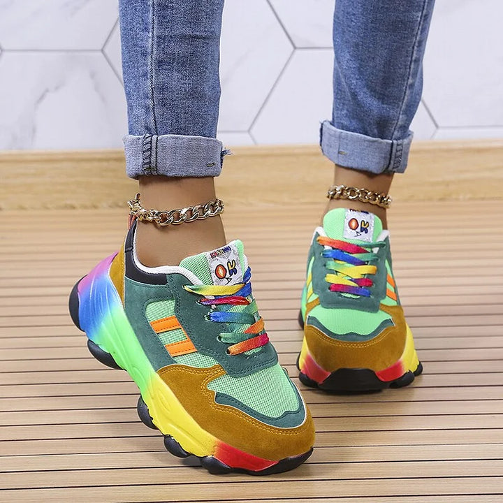 Isolina - Orthopedic Rainbow Shoes