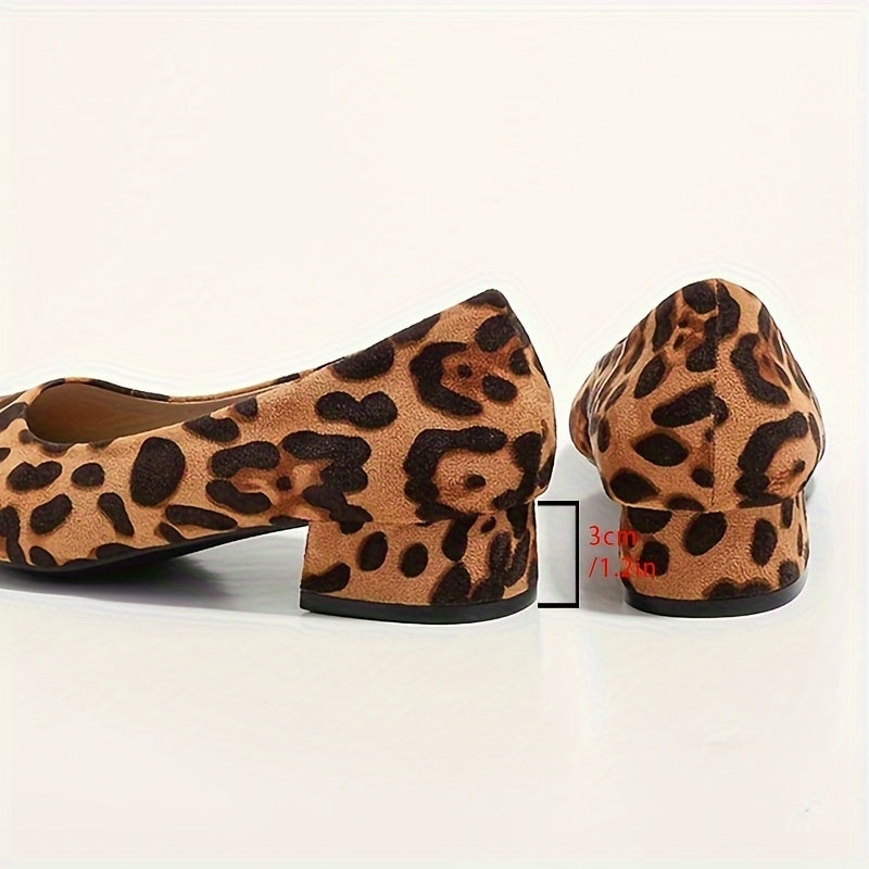 Dina | Leopard Print Pointed Toe High Heels