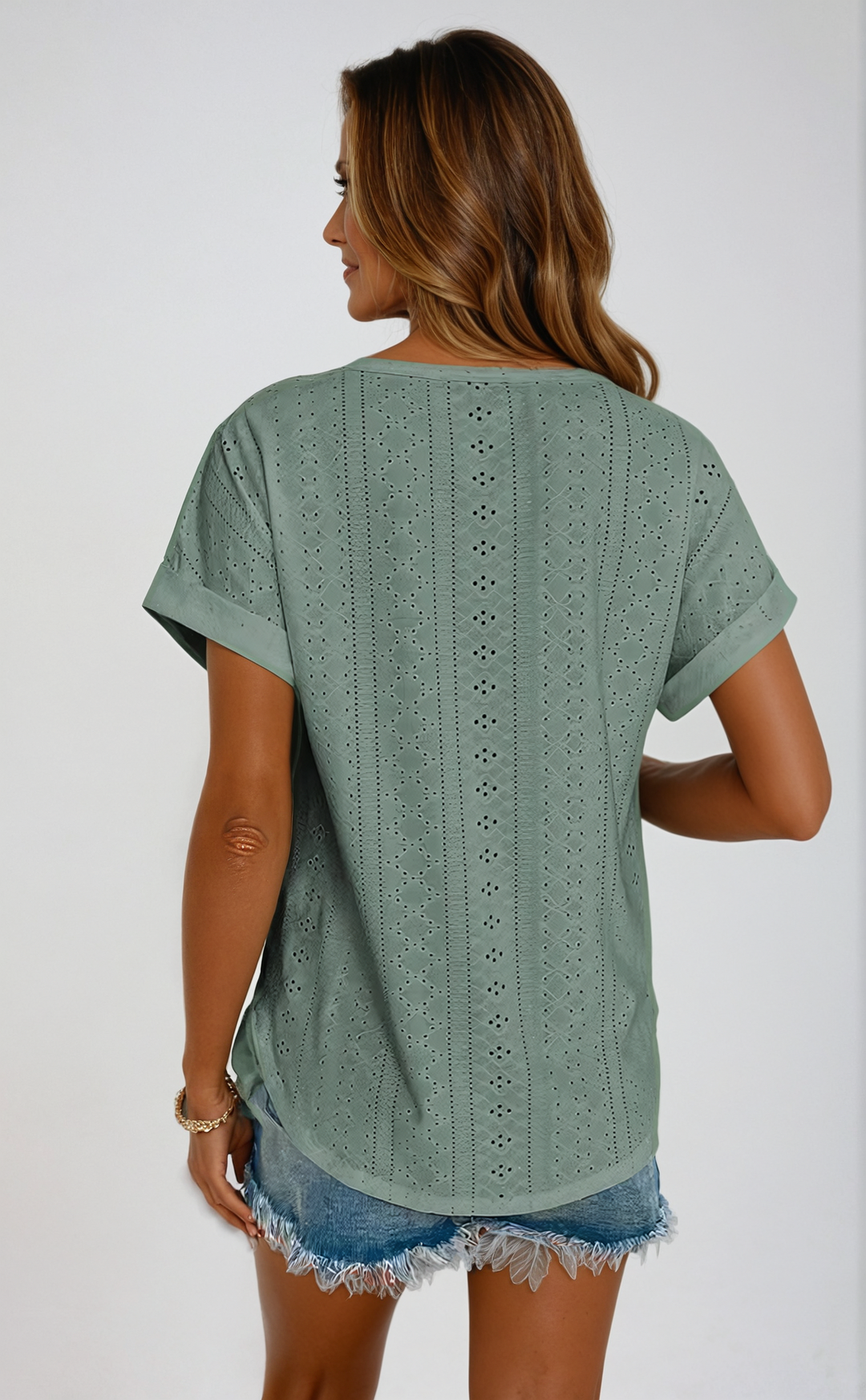 Riza™ - Casual Cutout Top