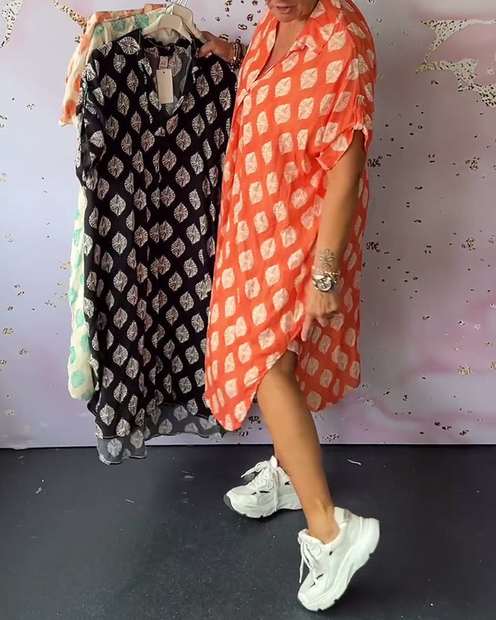 Dinie | Loose-fitting spring dress