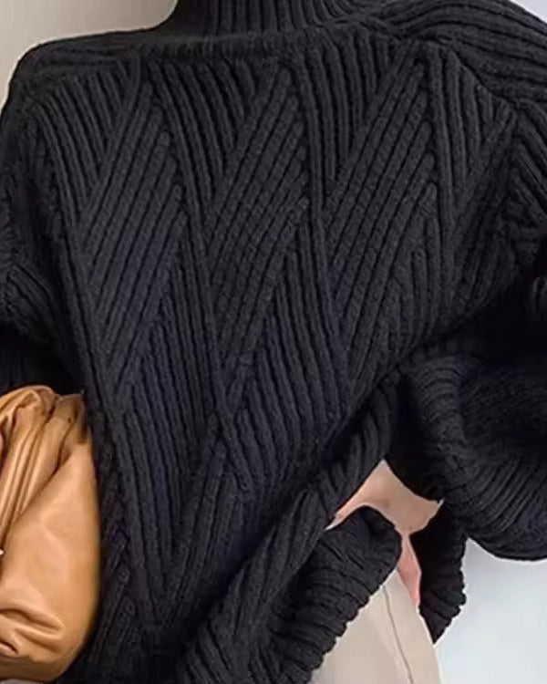 Audrey - Knitted Turtleneck Sweater