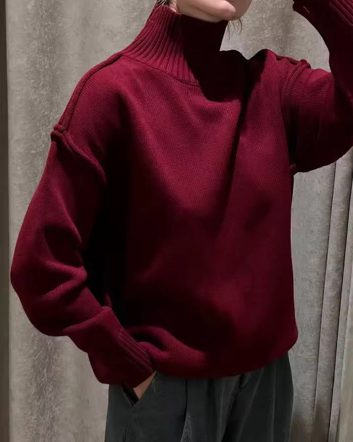 Isabella - Knitted roll-neck jumper
