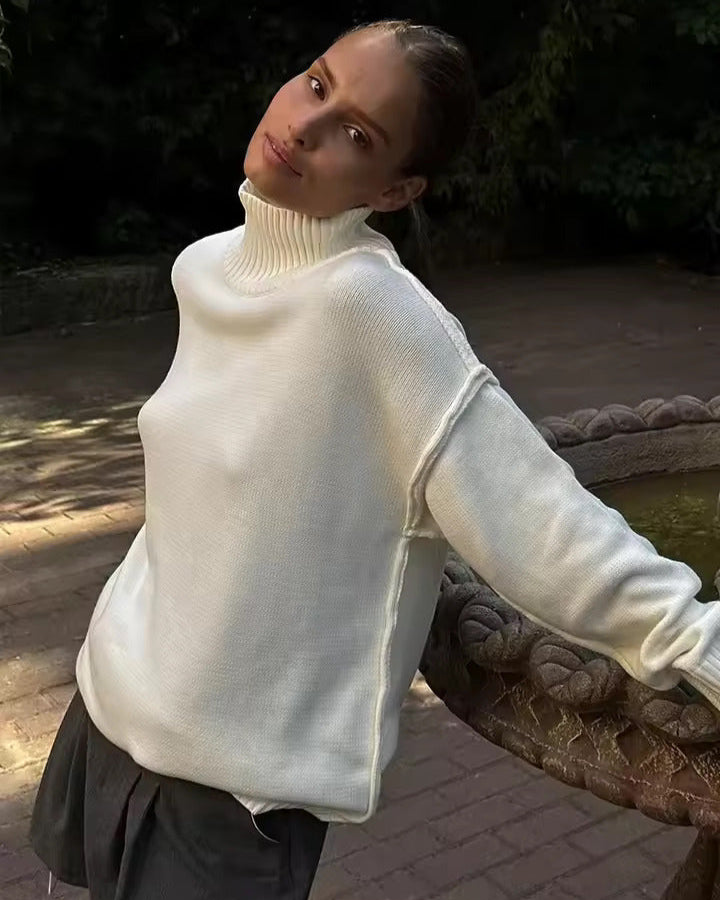 Isabella - Knitted roll-neck jumper