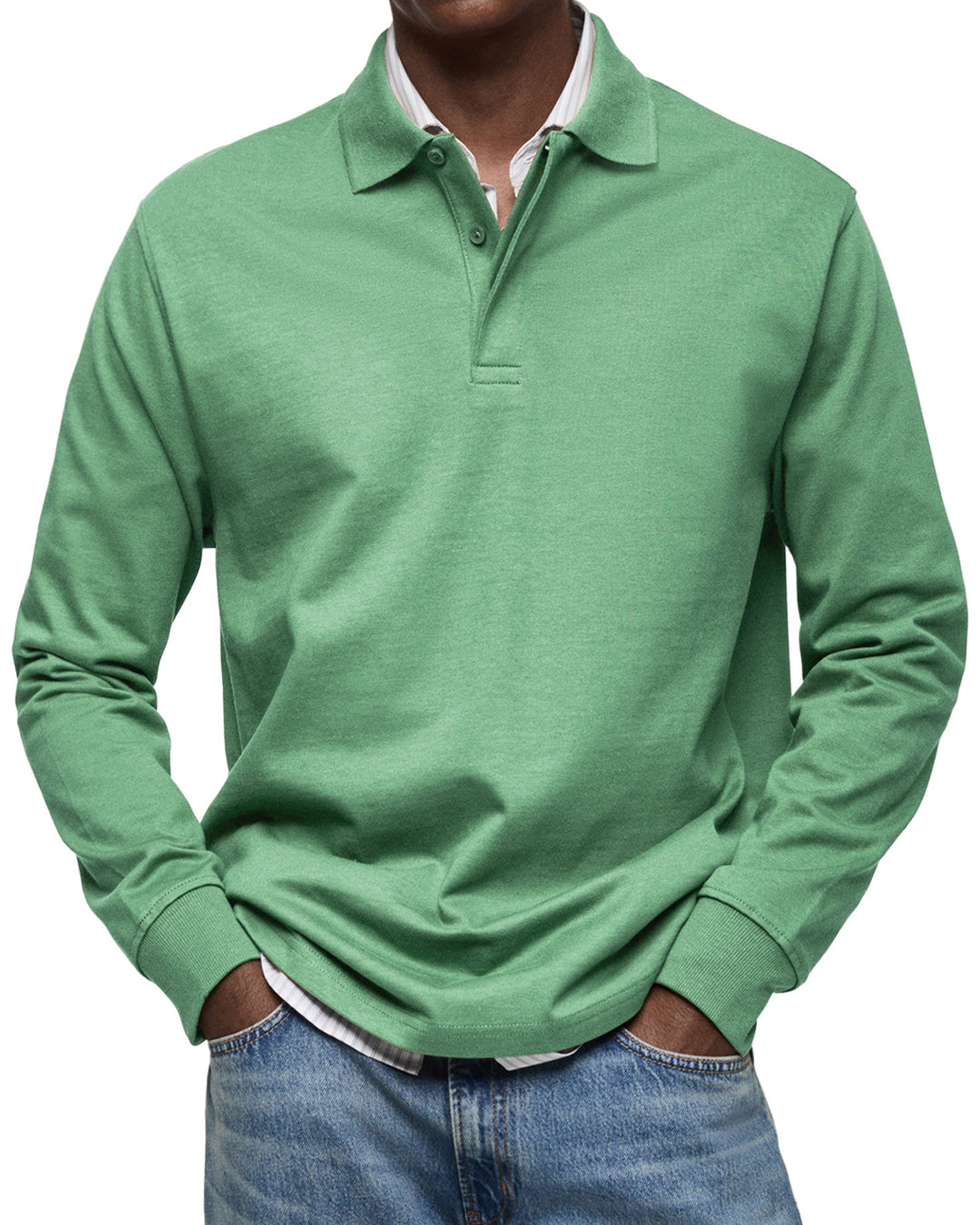 Alex™ - Long-Sleeved Casual Polo