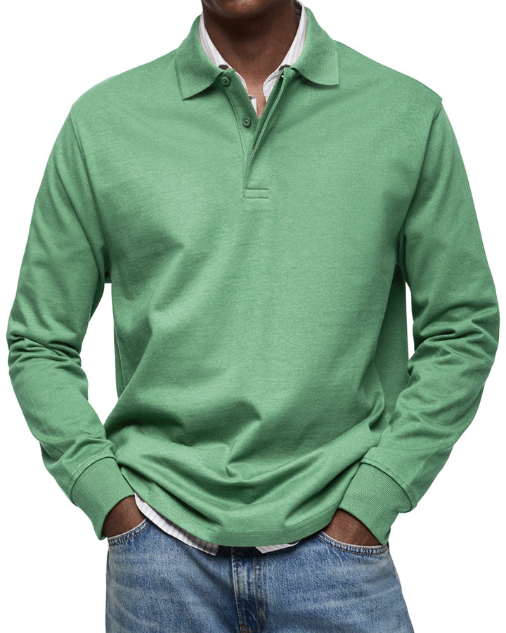 Alex™ - Long-Sleeved Casual Polo