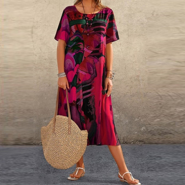 Abigail™ - Comfortable Printed Dress