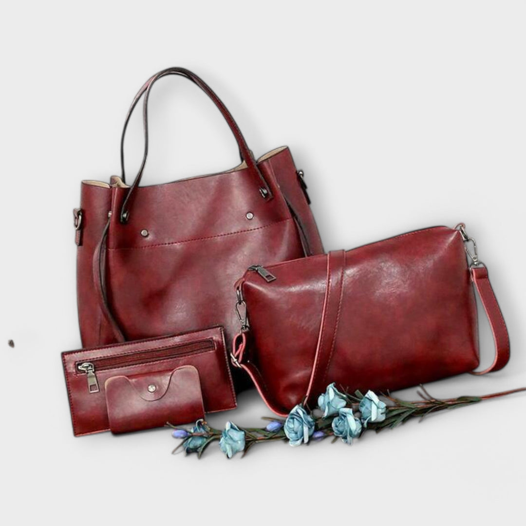 Alvhildea | 4-Piece Vintage Bag Set