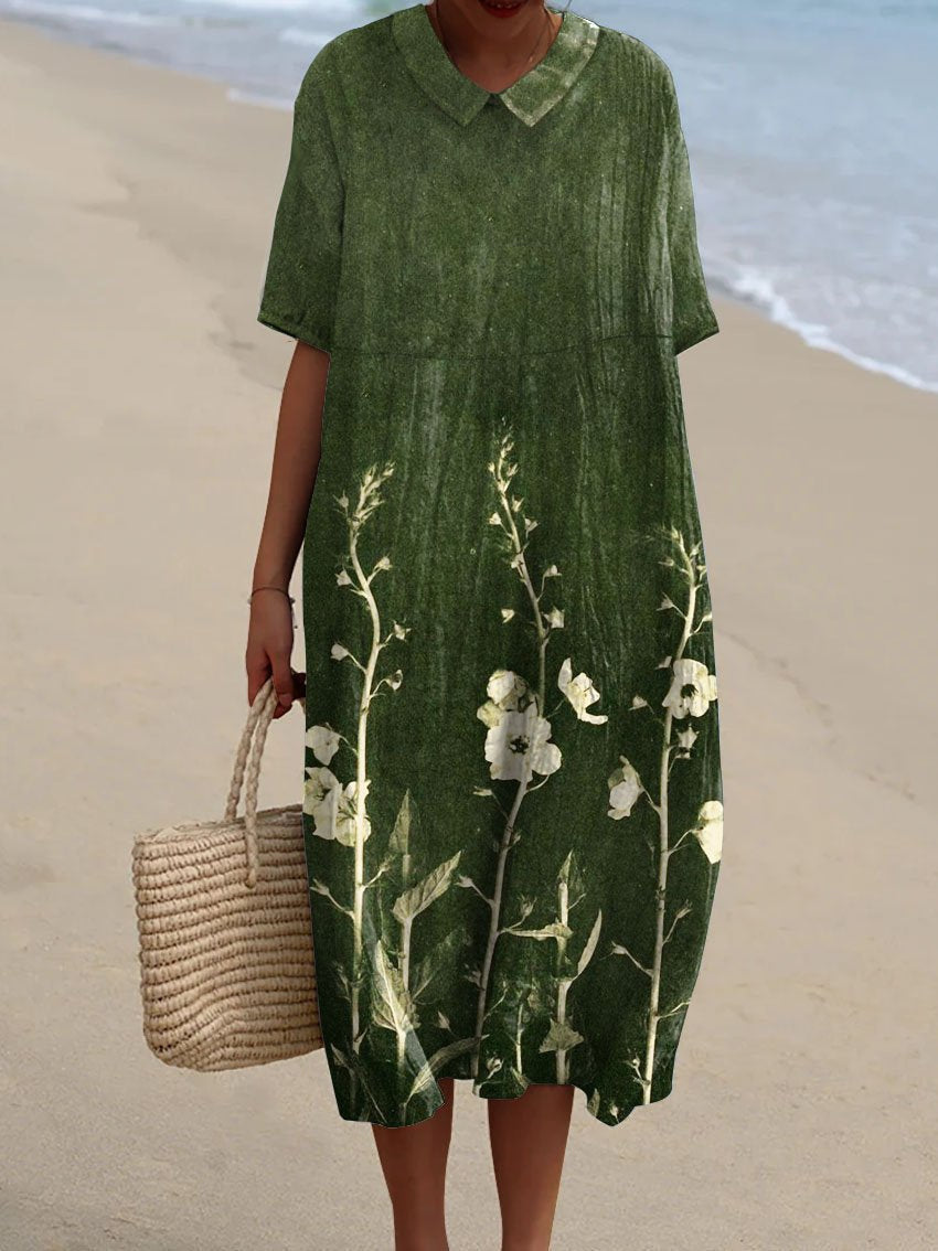 Hannah | Women's Floral V-Neck Summer Dress