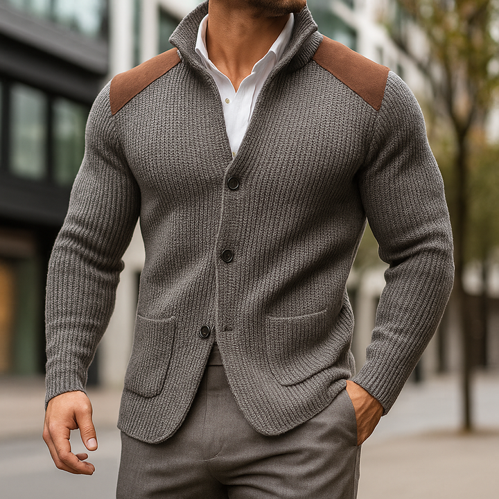 SILVORO | KNITTED TEXTURE BLAZER