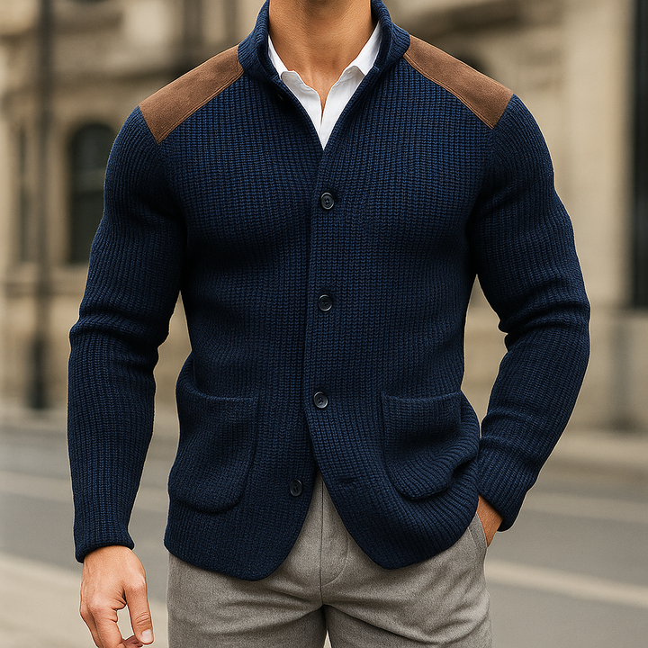 SILVORO | KNITTED TEXTURE BLAZER