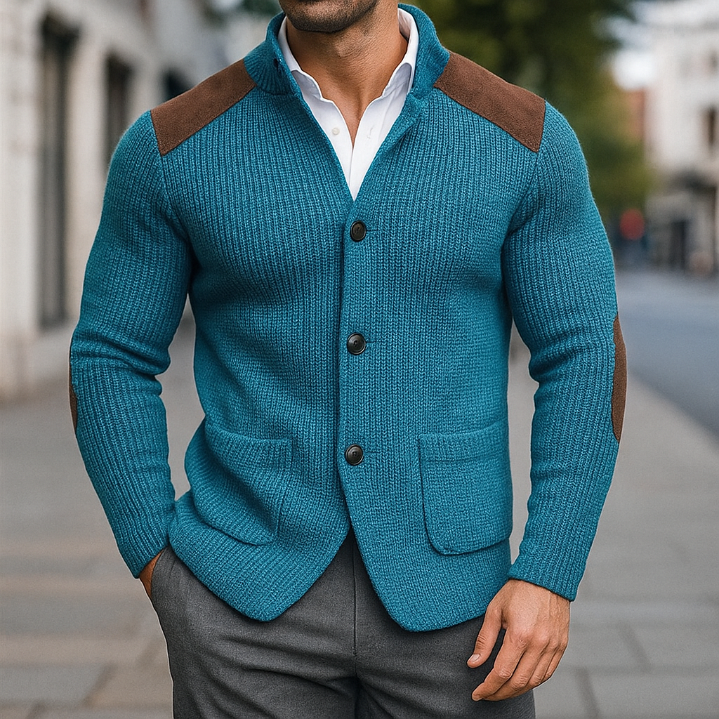 SILVORO | KNITTED TEXTURE BLAZER