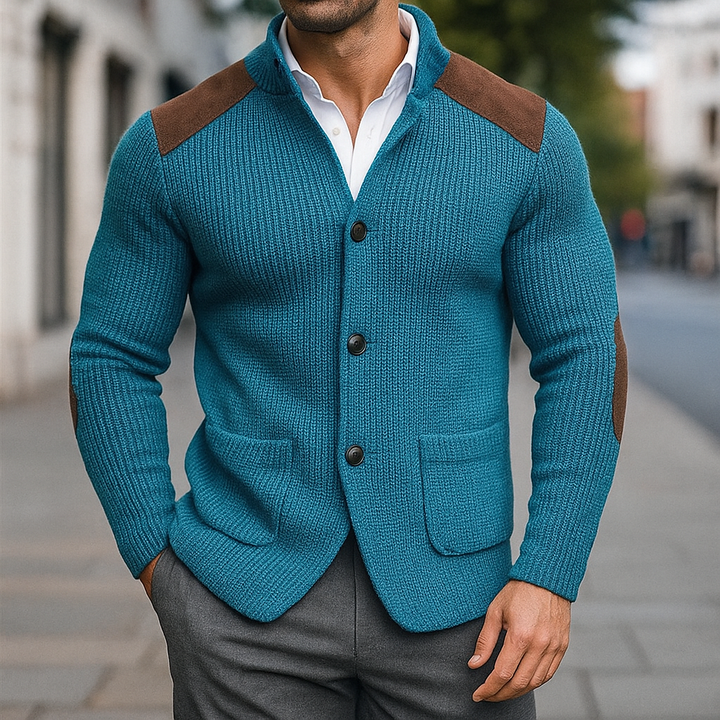 SILVORO | KNITTED TEXTURE BLAZER