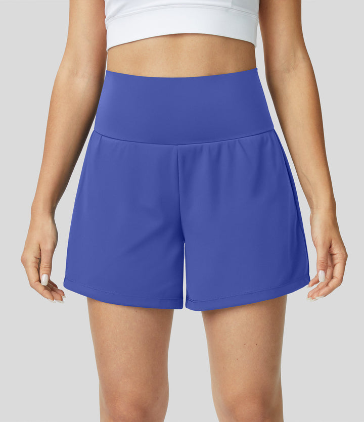 Luigia - 2-in-1 High-Waisted Yoga Shorts