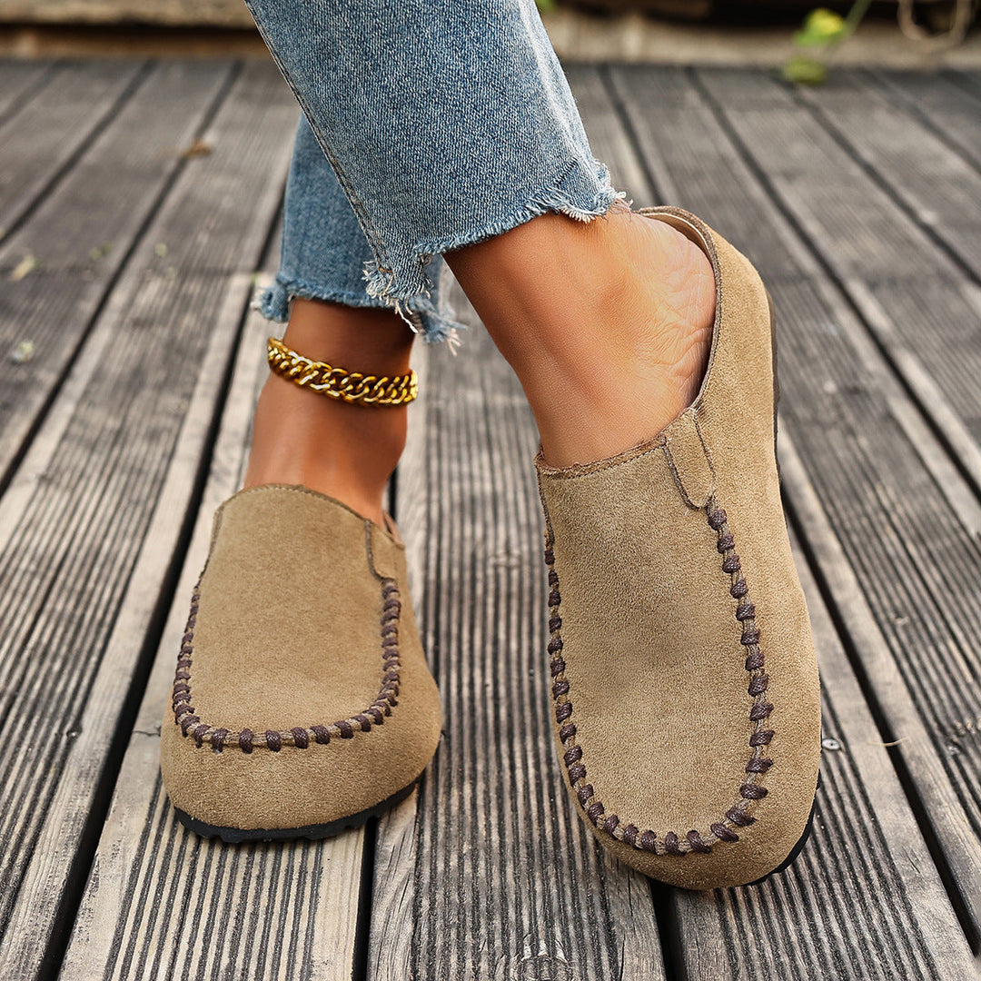 Retro-inspired orthopedic slippers for women