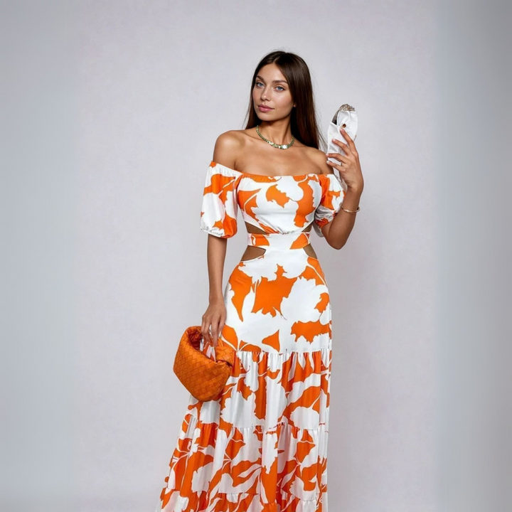 Stella | Long, Tight-Fitting Dress, Handmade