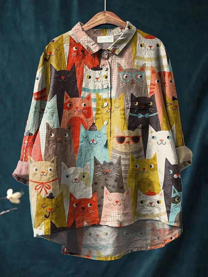Sheila™ - Cat Art T-Shirt