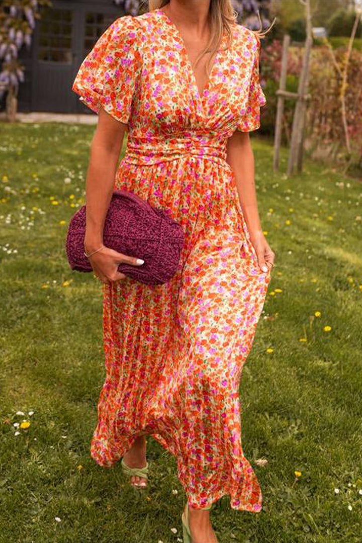 Bianca™ - Elegant V-Neck Maxi Dress