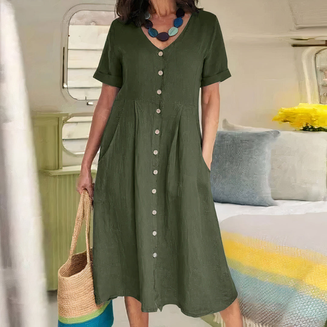 Briar - Effortless Button Dress
