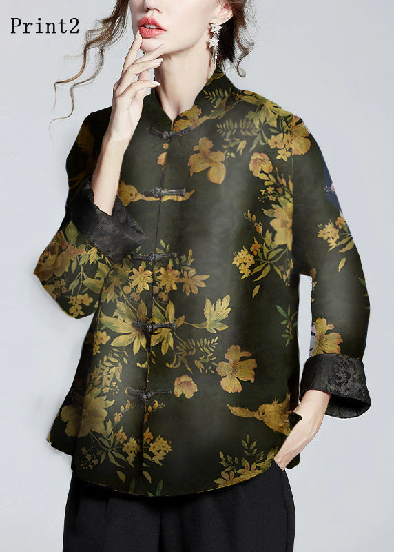 Mei™ - Mandarin Collar Coat in Chinese Style