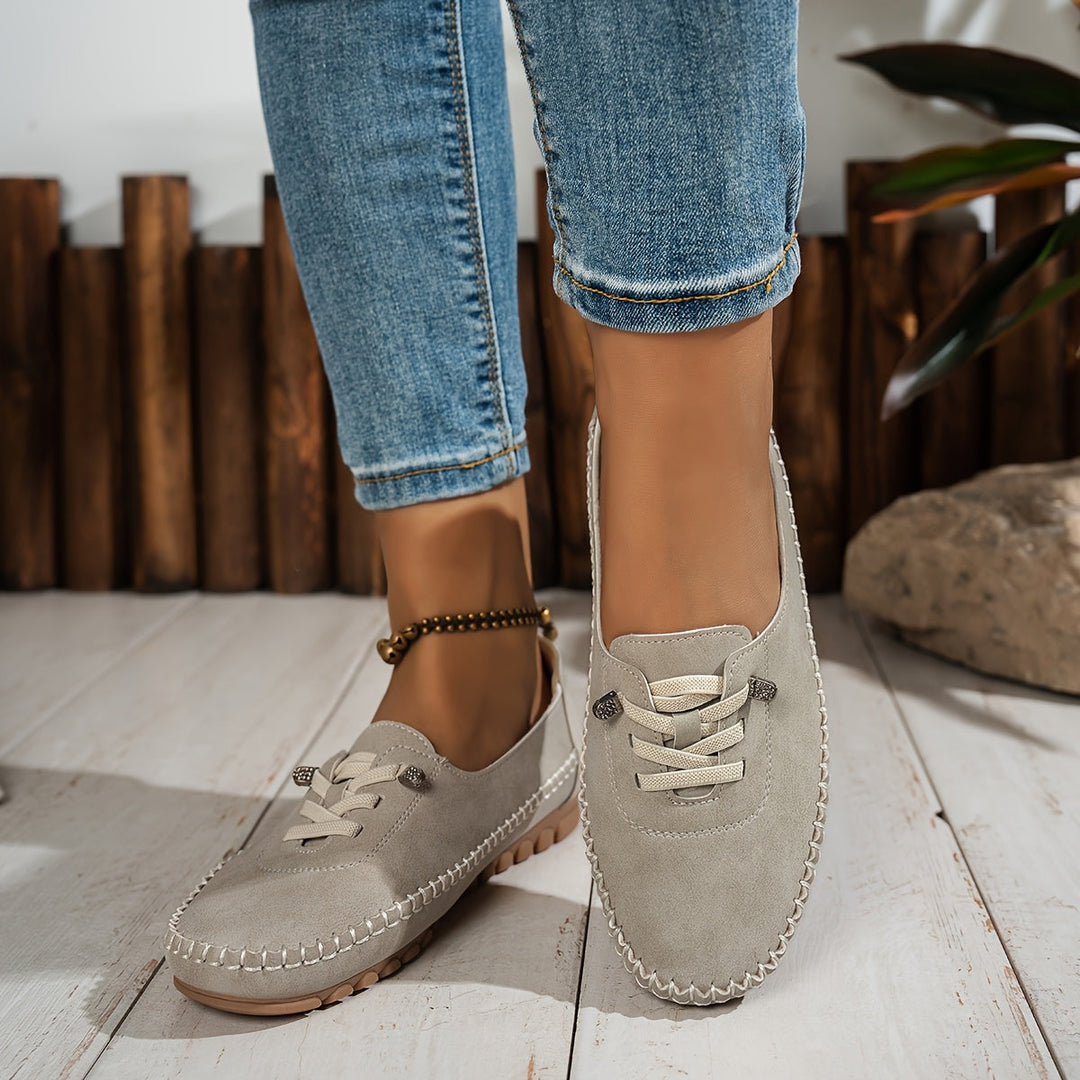 Orthelia™ – Supportive Cushioned Moccasins for Sensitive Feet