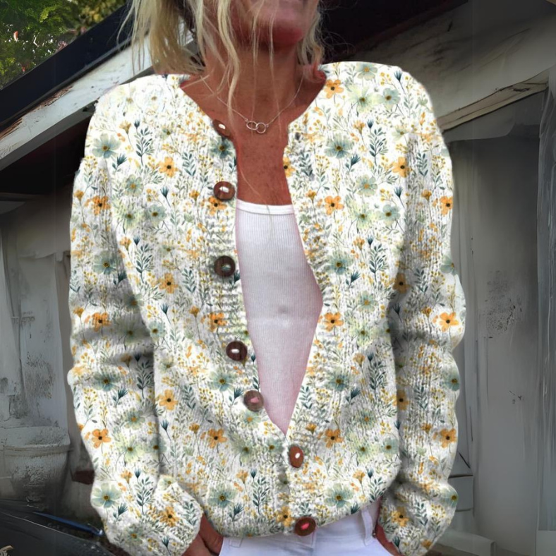 Francesca - Floral Print Vest