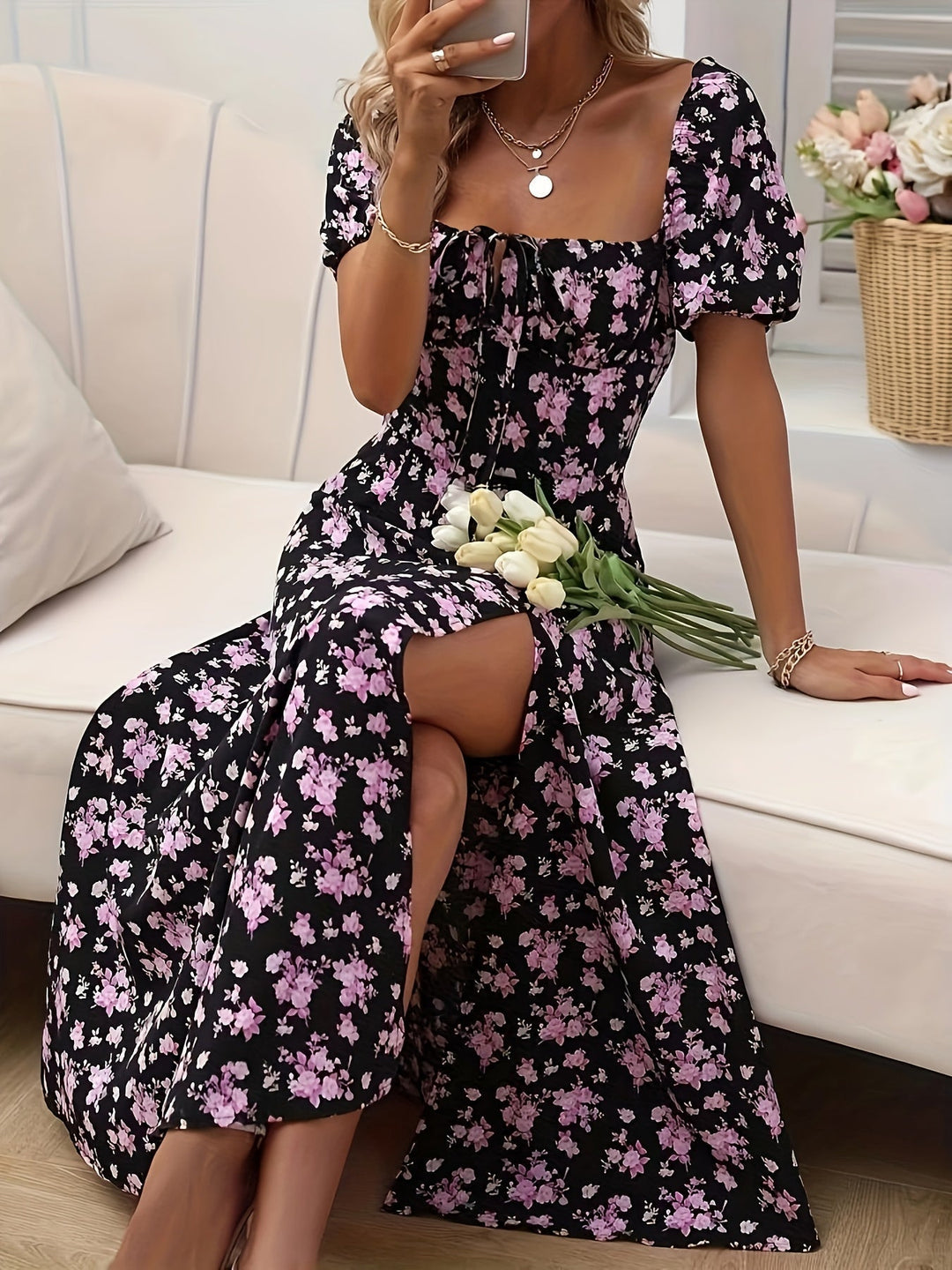 Mirella™ | Feminine floral dress
