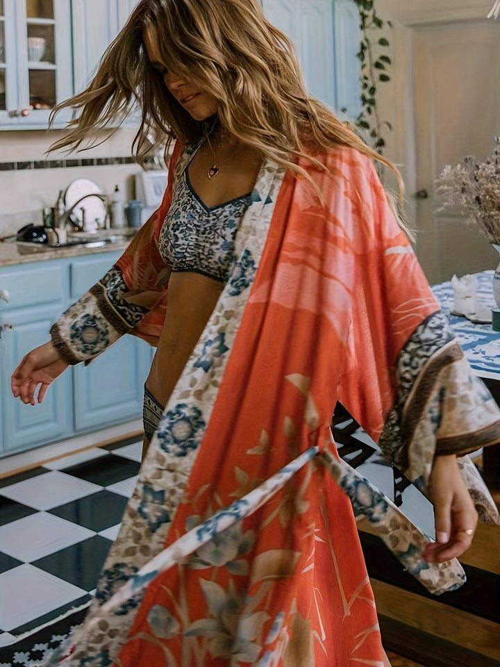 Isabella | Damen Maxi Kimono