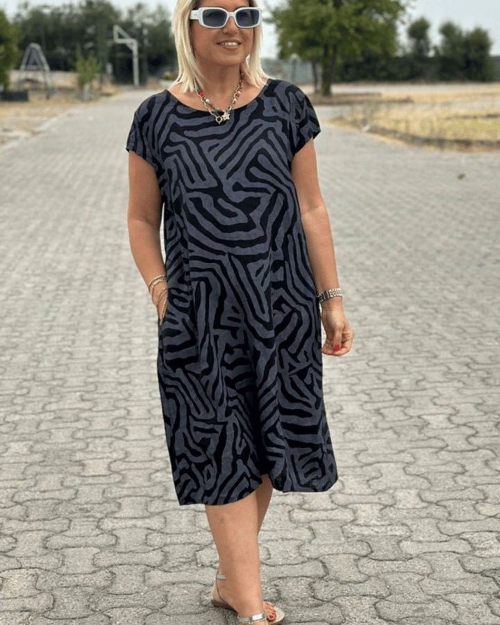 Avanille | Round-Neck Summer Dress