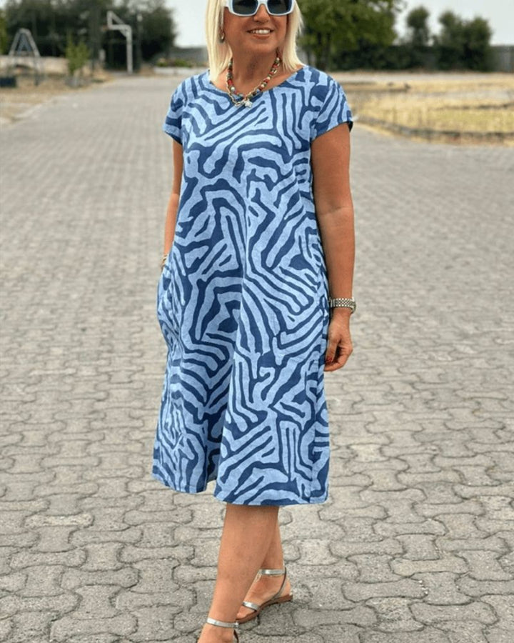 Avanille | Round-Neck Summer Dress
