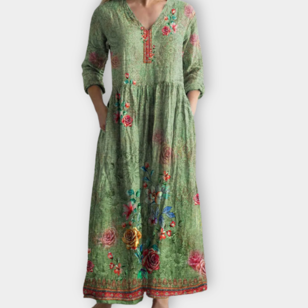 Lanfrida | Boho Maxi Dress made from soft premium fabric