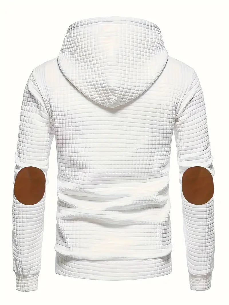 Emanuele - Men's Waffle Casual Hoodies