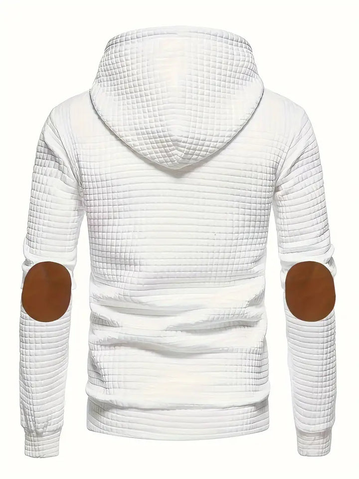 Emanuele - Men's Waffle Casual Hoodies