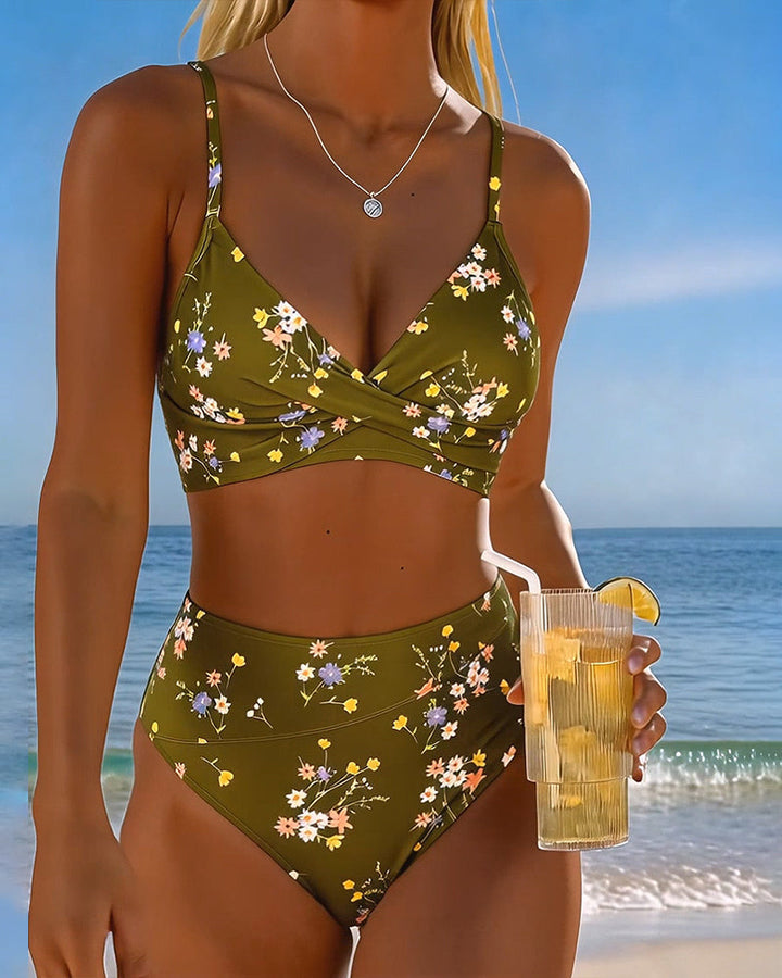 Giada | Women's Floral Bikini with Wireless Bra