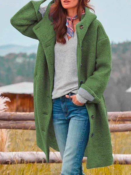 Melina - Women's Long Sleeve Casual Fleece Plush Jacket
