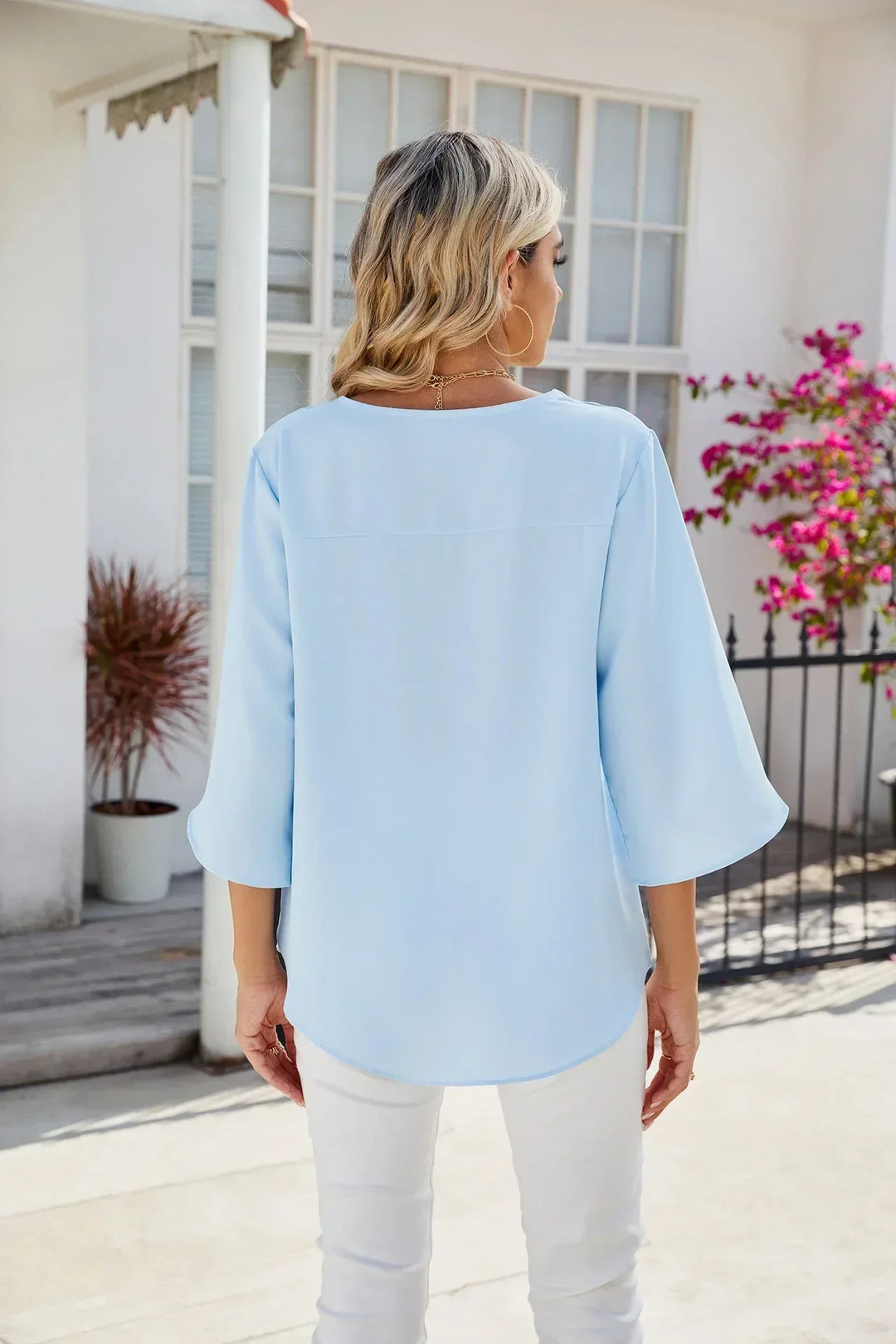 Carmen - V-neck Blouse
