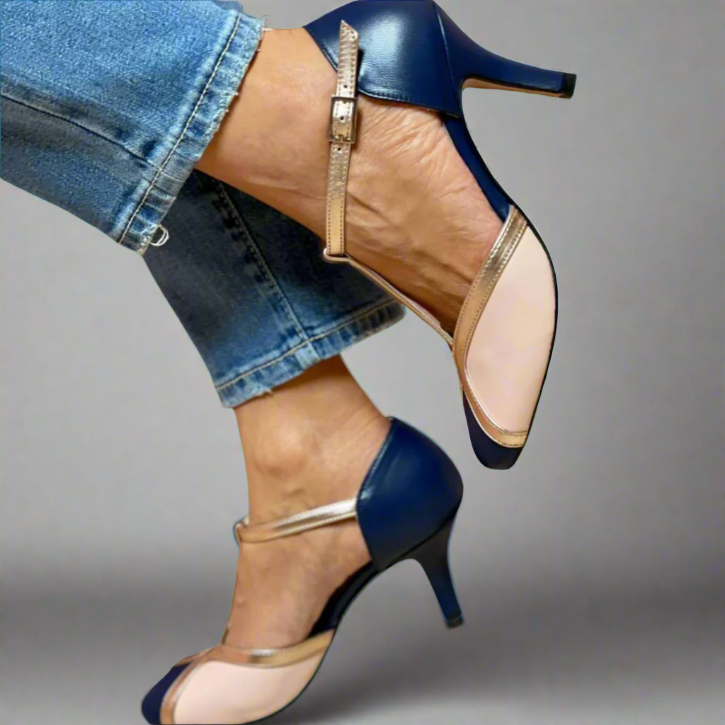 Brunhilde | Elegant Orthopedic Heeled Sandals