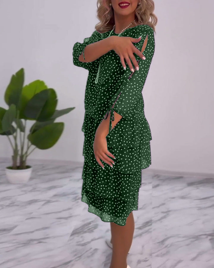 Tilly - Polka Dot Tiered Dress